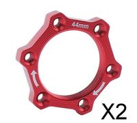 2X Mozzi Filettati Bici MTB In Alluminio Base Adattatore Rotore Freno A Disco