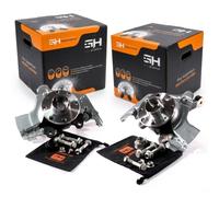 2x Mozzo Fusello Ruota Completa Anteriore per Fiat GRANDE PUNTO 199_