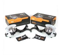 2x Mozzo Fusello Ruota Completa Anteriore per VW PASSAT B5.5 3B3, 3B6