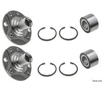 2x Mozzo Ruota Anteriore & Cuscinetto Montaggio per Opel/Vauxhall Corsa 93-02