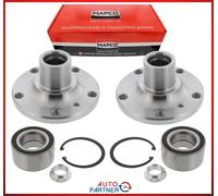 2x Mozzo ruota Cuscinetto per BMW X5 E53 Set Anteriore Asse Anche 4.8 Is