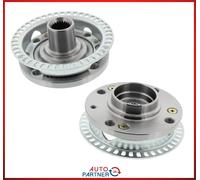 2X Mozzo Ruota Per VW Polo 6N 6N2 Seat Arosa Con Anello ABS Sensore Anteriore