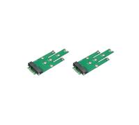 2X Msata PCI-E 3.0 Ssd A Ngff M.2 B Chiave Scheda di Interfaccia