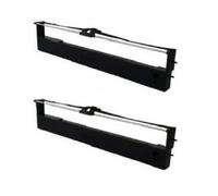 2x Nastro colorato NYLON per Tally Genicom T2130 T2340 -24 Dascom Compuprint
