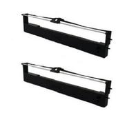 2X Nastro Per Tally Genicom 3480 3580 3850 LA 450 500 700 COT 9078 NYLON