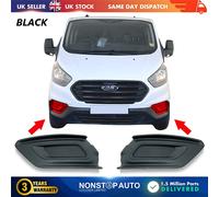2X Nebbia Luce Griglia N° Foro L & R Per Ford Transit Tourneo Custom 2019-2023