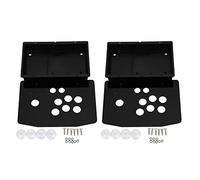 2X Nel Pannello Acrilico Kit di Giochi Arcade con Manico DIY Kit Acrilico per Joystick di Gioco