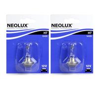 2x Neolux H7 12V 55W Alogena - Pera PX26d Ricambio Lampada Auto Lampadina ad