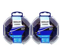 2x NEOLUX H7 Luce Blu 55W PX26d 12V DUO-Box Lampadina
