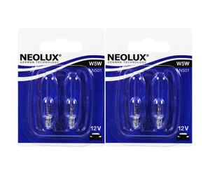 2x Neolux W5W 5W 12V Base W21x95d Signalbeleuchtung U.Innenbeleuchtug