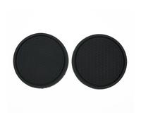 2x Nero Auto Porta Tazza Antiscivolo Inserti Sottobicchieri Pastiglie Interni