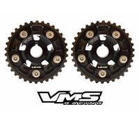 2x Nero da Corsa Performance Camme Albero Ingranaggio Puleggia Per Honda Acura