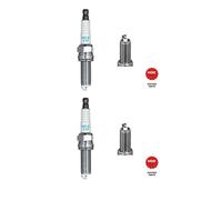 2X NGK 1422 Candela Di Accensione Per Mitsubishi Lancer VIII CXA CYA CZA