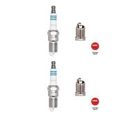 2x NGK 1516 Candela per Mercedes-Benz Ford Renault Mazda Peugeot Chevrolet
