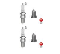 2x NGK 7639 Candela per VW Golf II 19E 1G1 Renault Clio I 5/357 B/C57 Audi 100