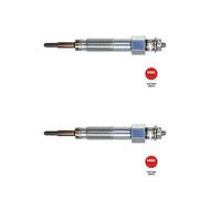 2x NGK 93633 Candelette per Nissan Patrol III / 2 Station Wagon Patrol Gr IV