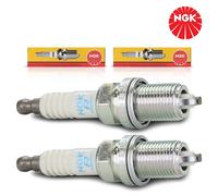 KIT 4 CANDELE ACCENSIONE NGK BKR5EK 7956 PER PEUGEOT OPEL RENAULT SAAB LANCIA