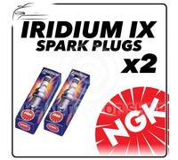 2x NGK Candele Parte Numero BR6HIX Azione N° 3419 Iridium Ix Nuovo Originale