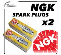 2x NGK Candele Parte Numero BUR9EQ Azione N° 5483 Nuovo Originale