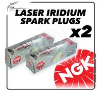 2x NGK Candele Parte Numero IFR9H11 Azione N° 6588 Laser Iridio Nuovo Originale