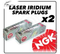 2x NGK Candele Parte Numero IMR8C-9H Azione N.3653 Laser Iridio Nuovo Originale