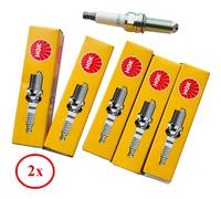 2x NGK Candele per Smart 450 452 Benzina 698ccm 700ccm 0,7 NGK LKR8A 5214