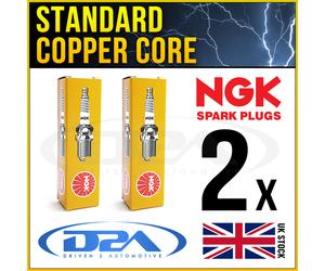 2x NGK DPR9EA-9 Standard CANDELE For SUZUKI DR650RSE & RE models 91>95
