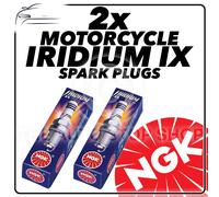 2x NGK Iridium Ix Candele per Kawasaki 450cc EN450 A1-A5 85- > 90 #4772