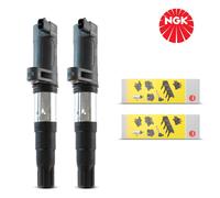 2X NGK U5001 Modulo Accensione Bobina Per Opel Dacia Duster Nissan Renault
