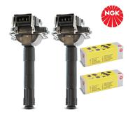 2x NGK U5004 Modulo Accensione Bobina Per VW Golf 4 Audi A4 A3 A6 Seat Leon