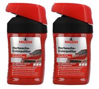 2x Nigrin Color-Politur Hartwachs-Politur Rosso Lucidatura Vernice Farbpolitur