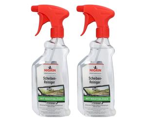 2x Nigrin Confezione Detergente per Vetri con Solvente Nicotina