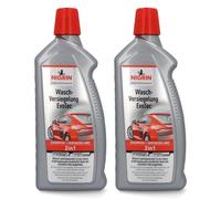2x Nigrin Evotec 2in1 Wasch-Versiegelung Shampoo per Auto + Lack-Versiegelung