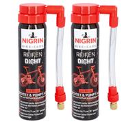 2X Nigrin Spray Sigillante Per Pneumatici E Kit Di Riparazione
