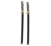 2x Ninja Spada Bambini Accessori Costume Giocattolo Plastica Arma Arti Marziali