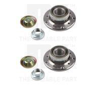 2X NK 751519 Kit Cuscinetti Ruota Anteriore Per BMW E46 E85 E86
