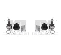 Kit Giunto Albero Motore Sinistra Destra Lato Ruota per Nissan NP300 Navara D40