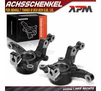 2x Nocca Fissaggio Ruota L Anteriore + R per Renault Twingo III Bca Bcm 0.9L