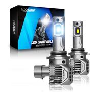 2x NOVSIGHT 9005 LED Fari Auto Kit Conversione 100W 6500K Bianco High Low Beam