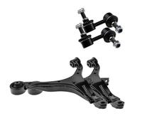 2x NTY Braccio Oscillante + Barra Accoppiamento Set Asse Ant. per Honda Cr II Rd