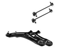 2x NTY Braccio Oscillante + Barra Accoppiamento Set Asse per Hyundai i20 Pb Pbt