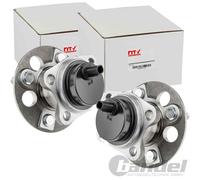 2X NTY Cuscinetto Con Anello ABS Posteriore Adatto A per Toyota Yaris P9