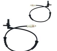 2x NTY Sensore Velocità Della Ruota Anteriore SX Dx per Renault Clio II (BB _ CB