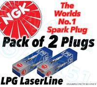 2x Nuove Ngk Candele Laser Line LPG - Ricambio, MPN LPG8, 2pz