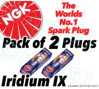2x Nuovo NGK IRIDIUM Ix Candele - Parte N° BKR6EIX Azione N° 6418 2pk