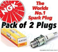 2x Nuovo Ngk Ricambio Candele - Parte N° CR10E Azione Nessun 6264 2pk Candele