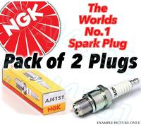 2x Nuovo Ngk Ricambio Candele - Parte N° DCPR7EA-9 Azione N° 6651 2pk