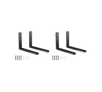 2X Nuovo Supporto per Soundbar Supporto per Montaggio A Parete per Soundbar con Profondità Regolabile per Supporti per Soundbar Staffa T5EE