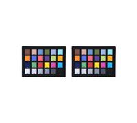2X Nuovo Test Della Scheda A 24 Colori per Una Correzione Digitale Superiore del Colore da Utilizzare per il Bilanciamento del Colore Nella Tavolozza