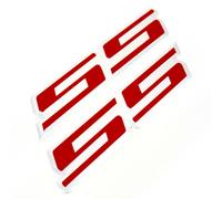 2x Nuovo Tronco E FENDER Rosso Ss Emblema Distintivo Per Chevy Impala Camaro